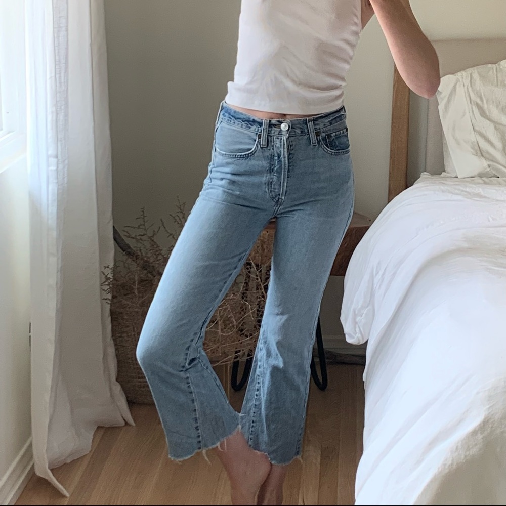Re/Done The Leandra in Ultra Light Jean